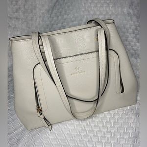 Nanette Lepore Cream Shoulder Bag